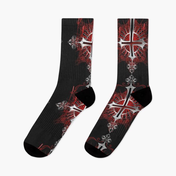 Item preview, Goth Occult Satanic Cross Upside Down Inverted Gothic Cross designed and sold by Hudoges.