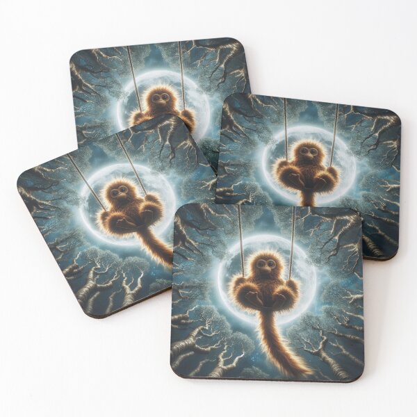 Item preview, Mystical Monkey Visionary Art designed and sold by Daniel Dudgeon.