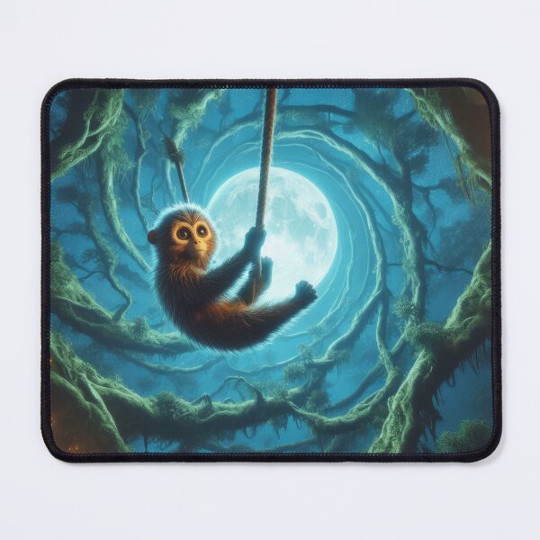 Item preview, Peculiar Monkey Paradise Canvas designed and sold by Daniel Dudgeon.