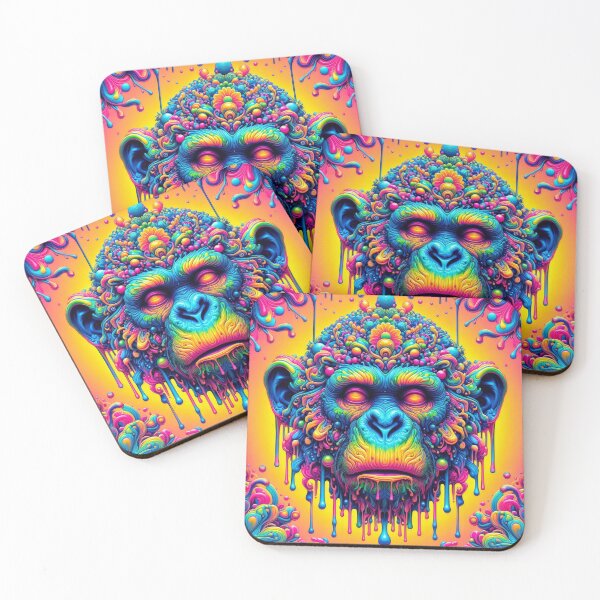 Item preview, Prismatic Monkey Harmony Hanging Art designed and sold by Daniel Dudgeon.
