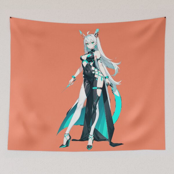 Item preview, Aqua Blade: Cyberpunk Monochrome designed and sold by ZipperDragon88.