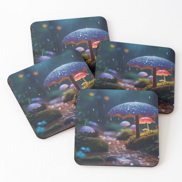 Item preview, Serene Calming Magic Mushroom Scenery Landscape designed and sold by WickedXDesigns.