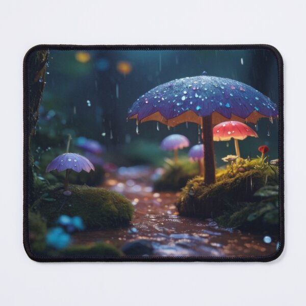 Item preview, Serene Calming Magic Mushroom Scenery Landscape designed and sold by WickedXDesigns.