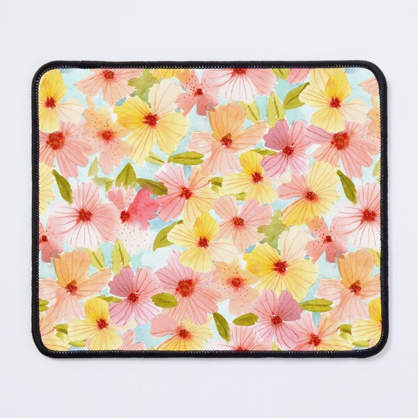 Item preview, Loose Watercolor Spring Floral, Soft Pastel Colors Floral Seamless Pattern, Handpainted Floral Print, 2024, Summer Floral designed and sold by Marina Oliveira Studio.