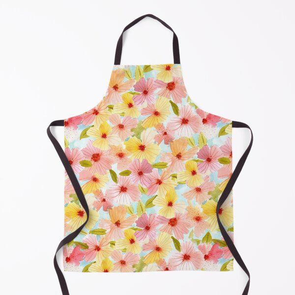 Item preview, Loose Watercolor Spring Floral, Soft Pastel Colors Floral Seamless Pattern, Handpainted Floral Print, 2024, Summer Floral designed and sold by Marina Oliveira Studio.