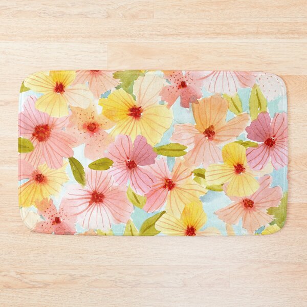 Item preview, Loose Watercolor Spring Floral, Soft Pastel Colors Floral Seamless Pattern, Handpainted Floral Print, 2024, Summer Floral designed and sold by Marina Oliveira Studio.