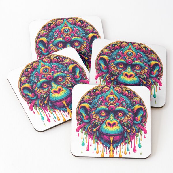 Item preview, Prismatic Monkey Mirage Art designed and sold by Daniel Dudgeon.
