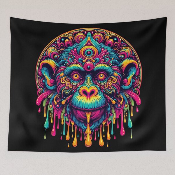 Item preview, Prismatic Monkey Mirage Art designed and sold by Daniel Dudgeon.