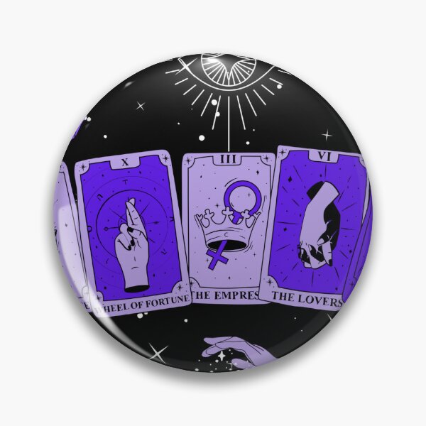 Artikelvorschau, Lila Tarot-Leser-Grafikdesign entworfen und verkauft von drippysketchdlg.