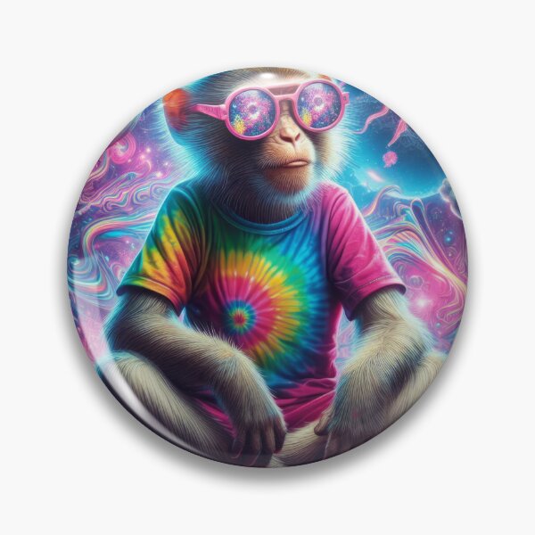 Item preview, Psychedelic Monkey Portrait designed and sold by Daniel Dudgeon.