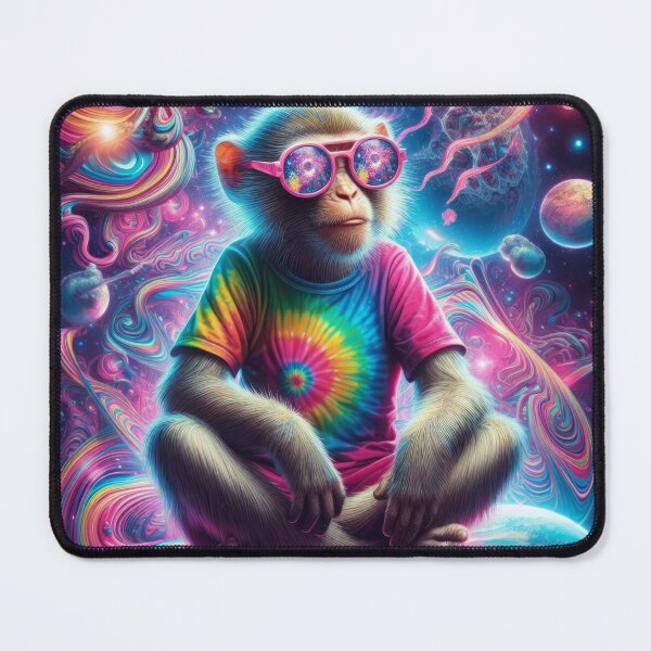 Item preview, Psychedelic Monkey Portrait designed and sold by Daniel Dudgeon.