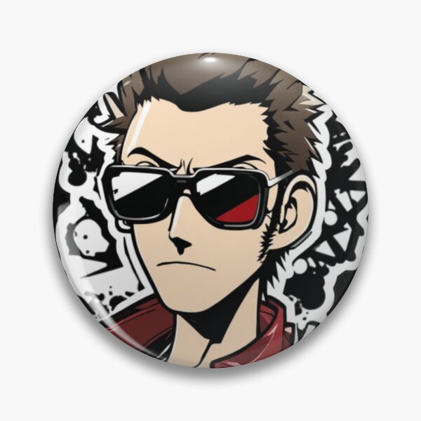 Item preview, Travis Touchdown Sticker Suda51 designed and sold by OnigiriSuiko.