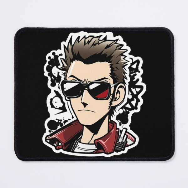 Item preview, Travis Touchdown Sticker Suda51 designed and sold by OnigiriSuiko.