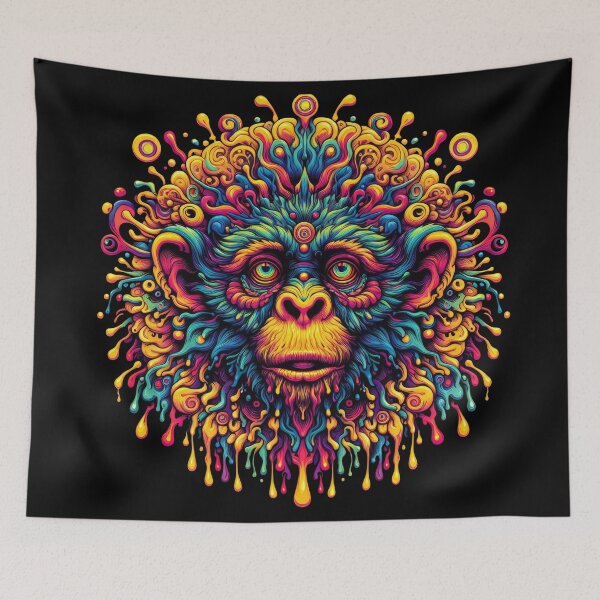 Item preview, Psychedelic Monkey Suspense Art designed and sold by Daniel Dudgeon.