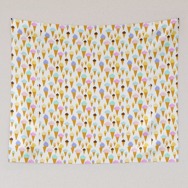 Item preview, Ice cream cones in a variety of flavors for the summer. designed and sold by isaartboho.