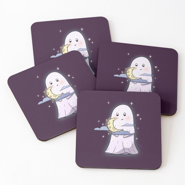 Item preview, Ghost holding the Moon designed and sold by PurpleForestArt.