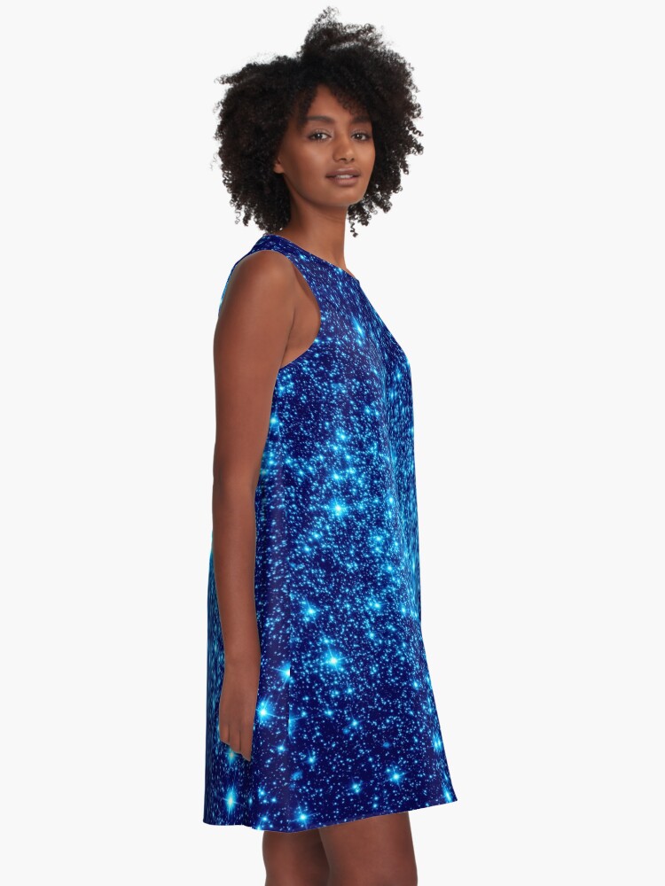 Galaxy blue outlet dress