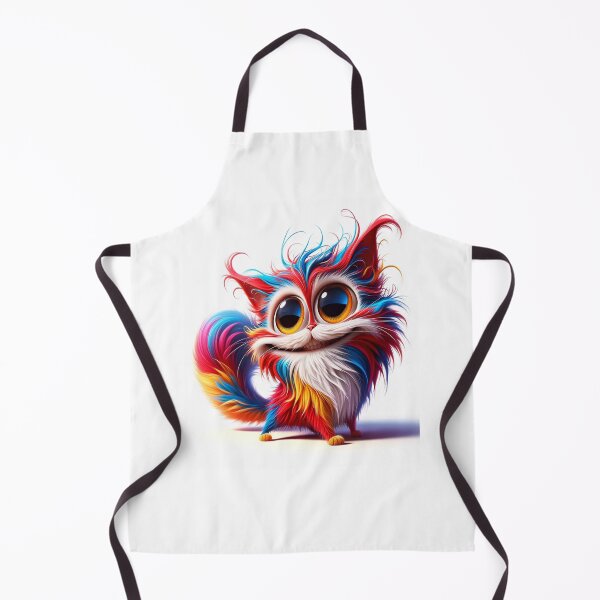 Item preview, colorful cat image designed and sold by sbrstore.