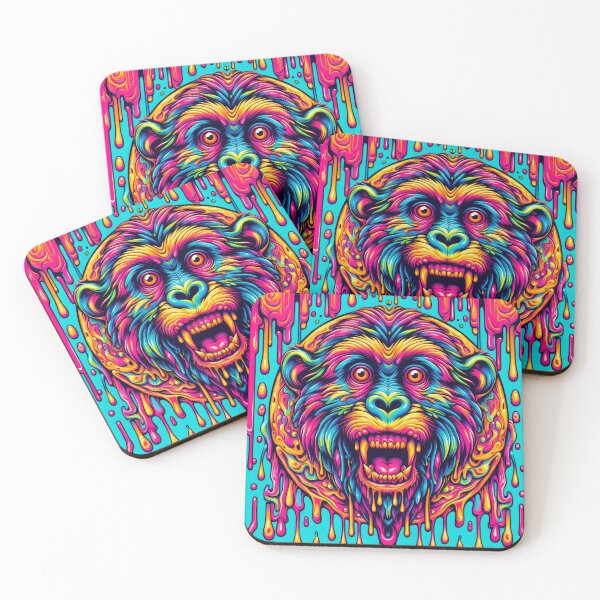 Item preview, Psychedelic Monkey Whimsy Art designed and sold by Daniel Dudgeon.
