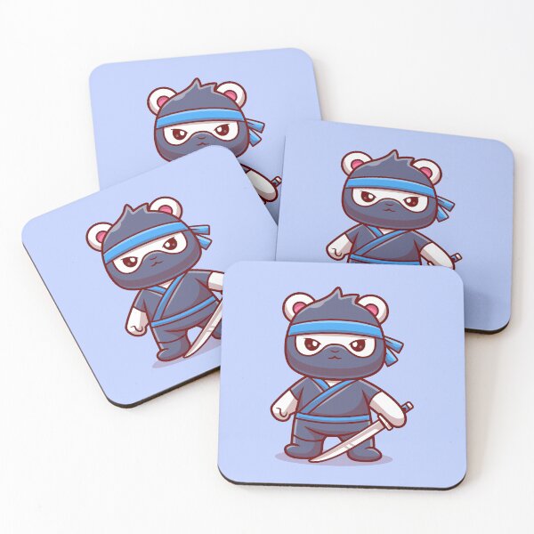 Item preview, Arctic Ninja Bliss: Cute Polar Bear with Sword Cartoon Icon" designed and sold by hjian8219.