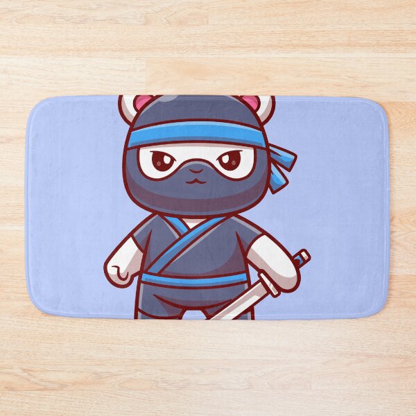 Item preview, Arctic Ninja Bliss: Cute Polar Bear with Sword Cartoon Icon" designed and sold by hjian8219.