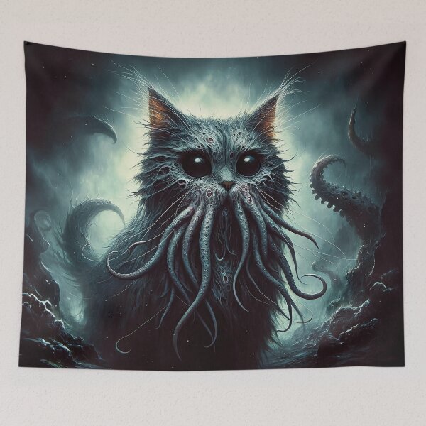 Item preview, Cathulu Cthulhu Cat designed and sold by RichardGecko.