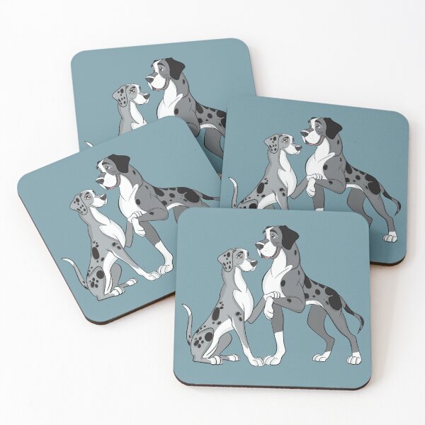 Item preview, Two Great Danes in Love designed and sold by reddogbuckeye.