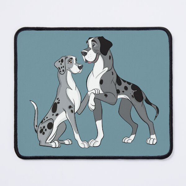 Item preview, Two Great Danes in Love designed and sold by reddogbuckeye.