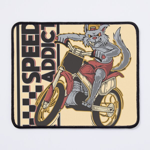 Item preview, Retro Supermoto Wolf Rider designed and sold by The  Qash.