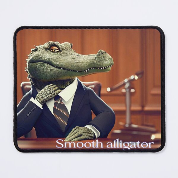 Item preview, He’s a Smoooooth Alligator! designed and sold by CroakysCorner.