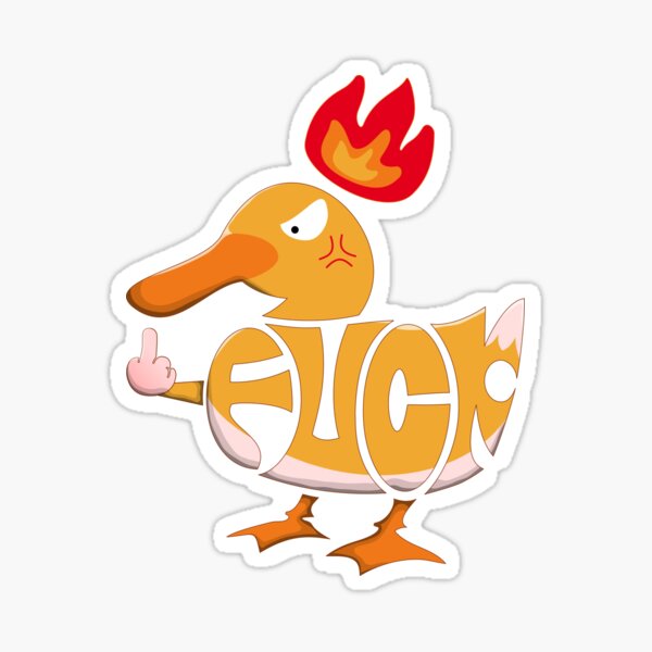 Aperçu de l'œuvre Canard en colère baise créée et vendue par ACho UnderPeak.