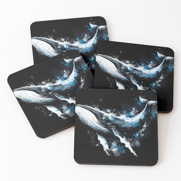 Item preview, Majestic Whale Inked Art designed and sold by ByteyCreatives.