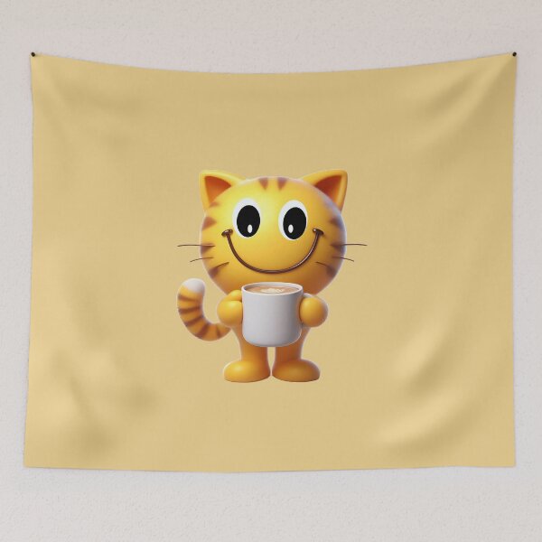 Item preview, Cat and Coffee designed and sold by hrbcreatives.