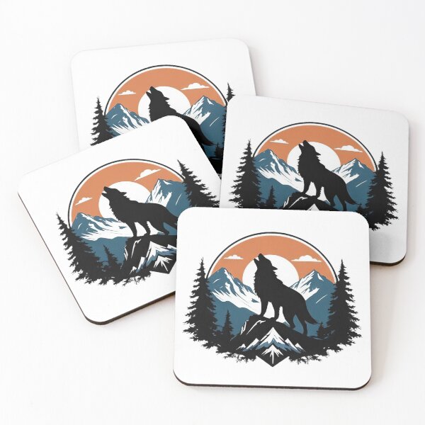 Item preview, Sundown Guardian: Wolf in the Mountains designed and sold by ZipperDragon88.