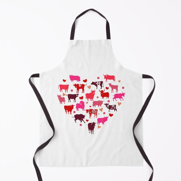 Item preview, Heart Shape Cow, Differents Breeds of Cows, Farm Animals Valentines Day designed and sold by Peculiarts.