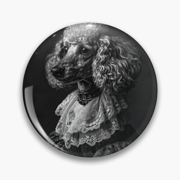 Item preview, Poodle Dog in Victorian Era Dress Art designed and sold by redstar19.