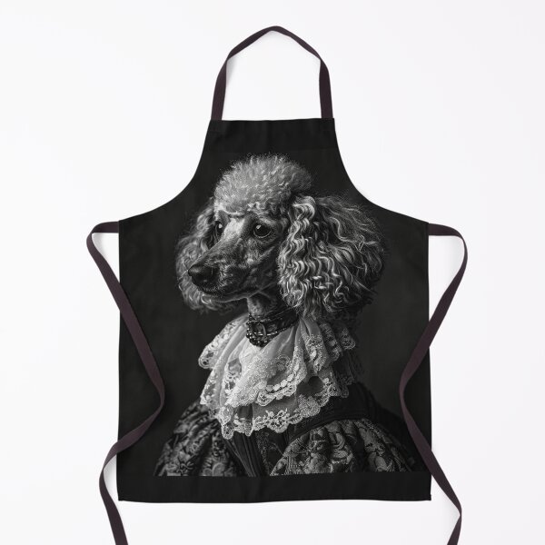 Item preview, Poodle Dog in Victorian Era Dress Art designed and sold by redstar19.