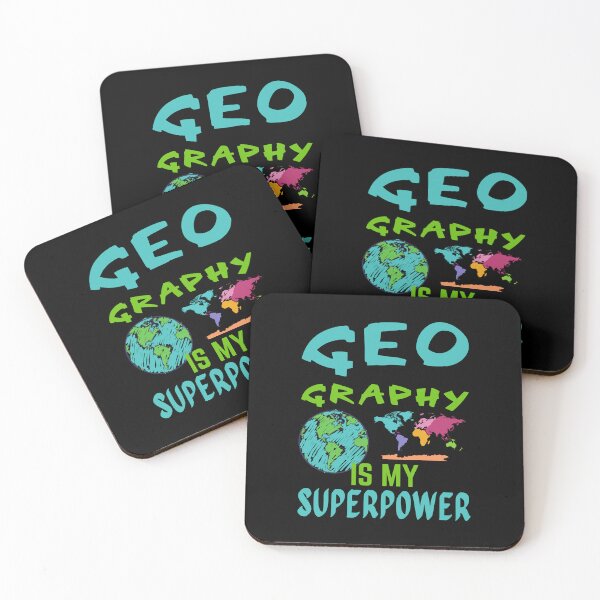 Item preview, Geography teacher. Geography is my superpower designed and sold by annoying-shirts.