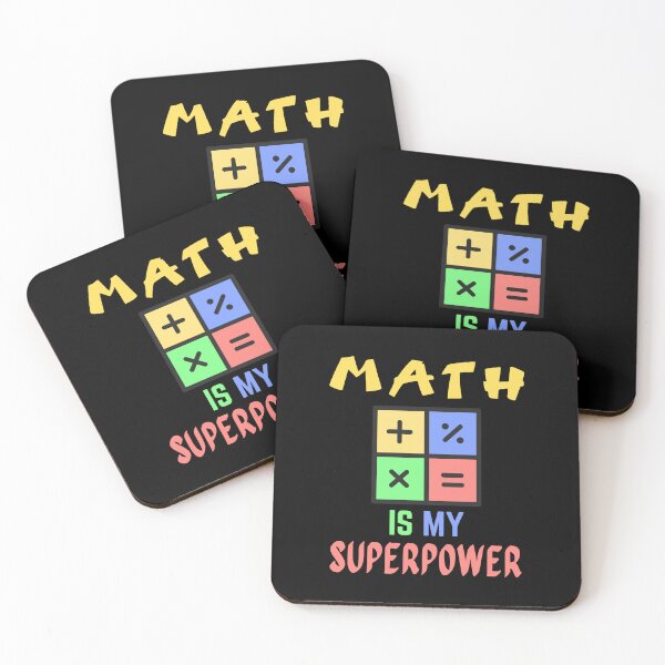 Item preview, Math teacher. Math is my superpower designed and sold by annoying-shirts.
