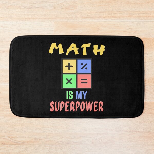 Item preview, Math teacher. Math is my superpower designed and sold by annoying-shirts.