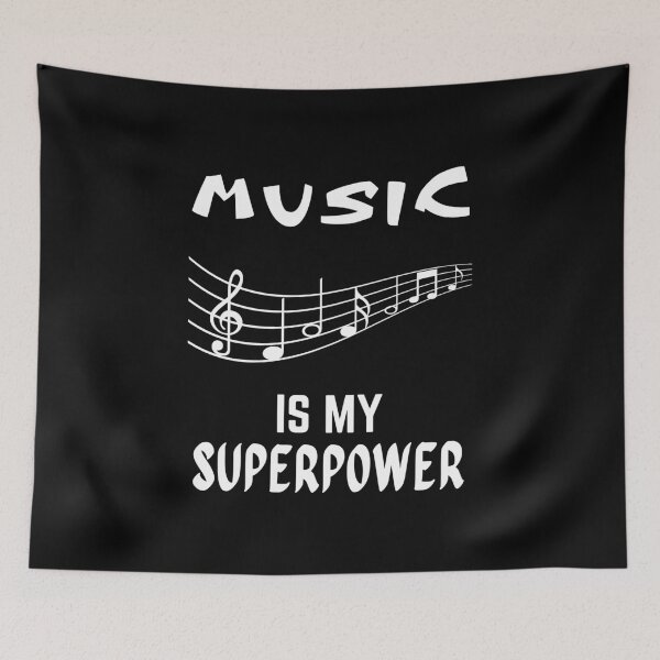 Item preview, Music teacher. Music is my superpower designed and sold by annoying-shirts.