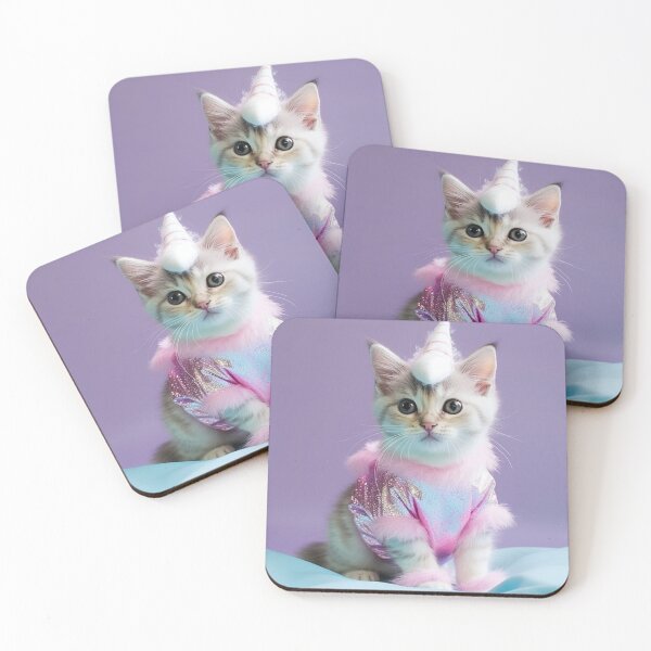 Item preview, Unicorn Party Kitten designed and sold by Solace Sparkles.