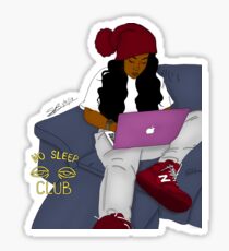 No Sleep Club Sticker