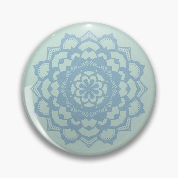 Item preview, Deva Mandala - Mint + Sky designed and sold by Irene Estelle.
