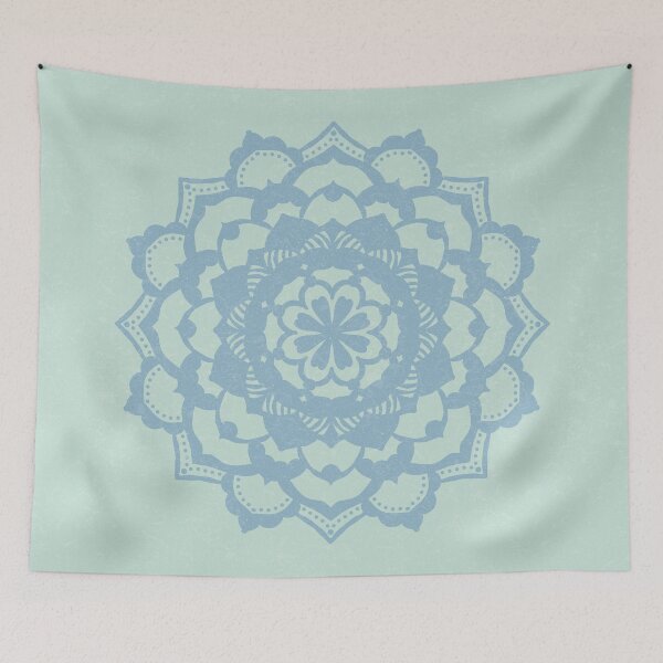 Item preview, Deva Mandala - Mint + Sky designed and sold by Irene Estelle.