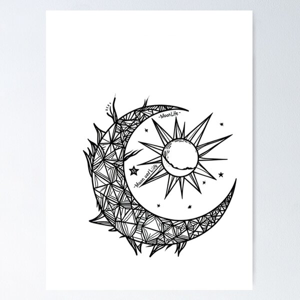 Item preview, Celestial Romance: Moon of My Life Art designed and sold by griffinequals0c.