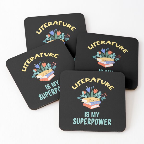 Item preview, Literature teacher. Literature is my superpower designed and sold by annoying-shirts.