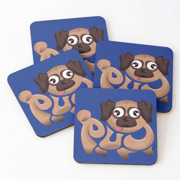 Item preview, Cute Brown Pug  designed and sold by ACho UnderPeak.