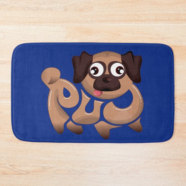 Item preview, Cute Brown Pug  designed and sold by ACho UnderPeak.