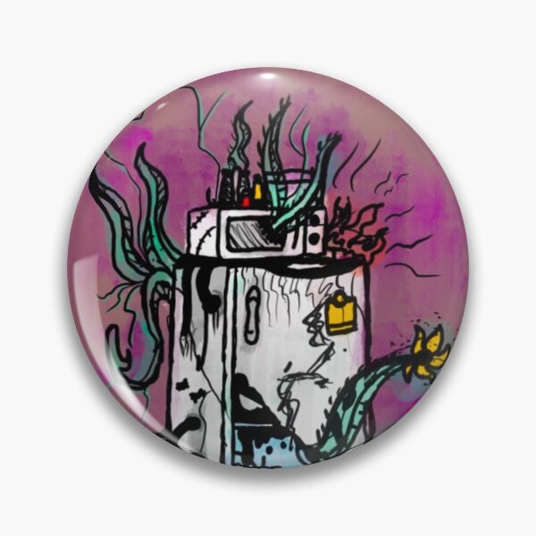 Item preview, Refrigerator and microwave It's turning into a tree monster. designed and sold by cuttertime.
